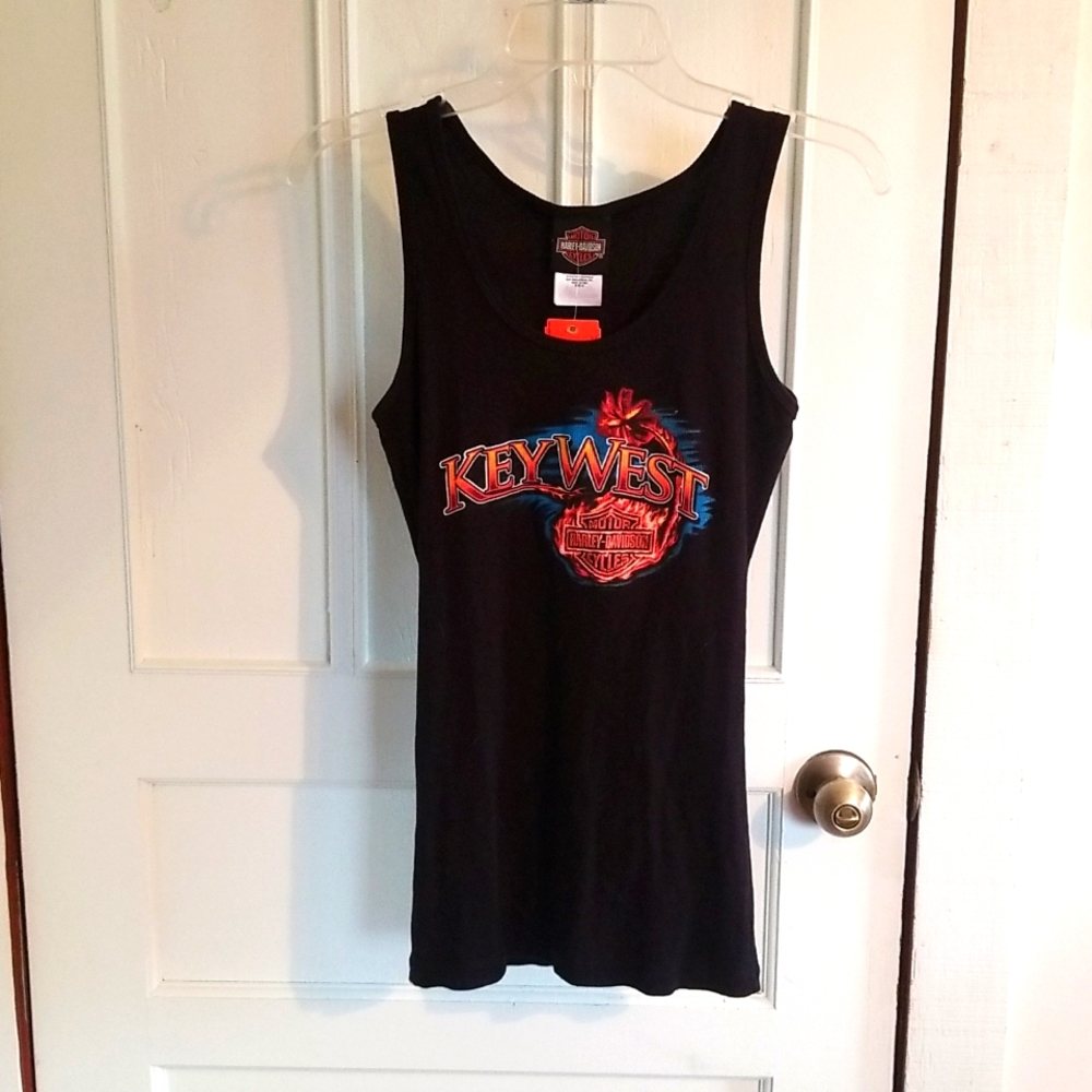 NWT Women's Harley-Davidson tank top size small from Key West, Florida